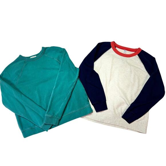 Old Navy | Universal Threads | Women's Medium Sweatshirt 2 Pack Teal, Gray/Ivory - Picture 1 of 13